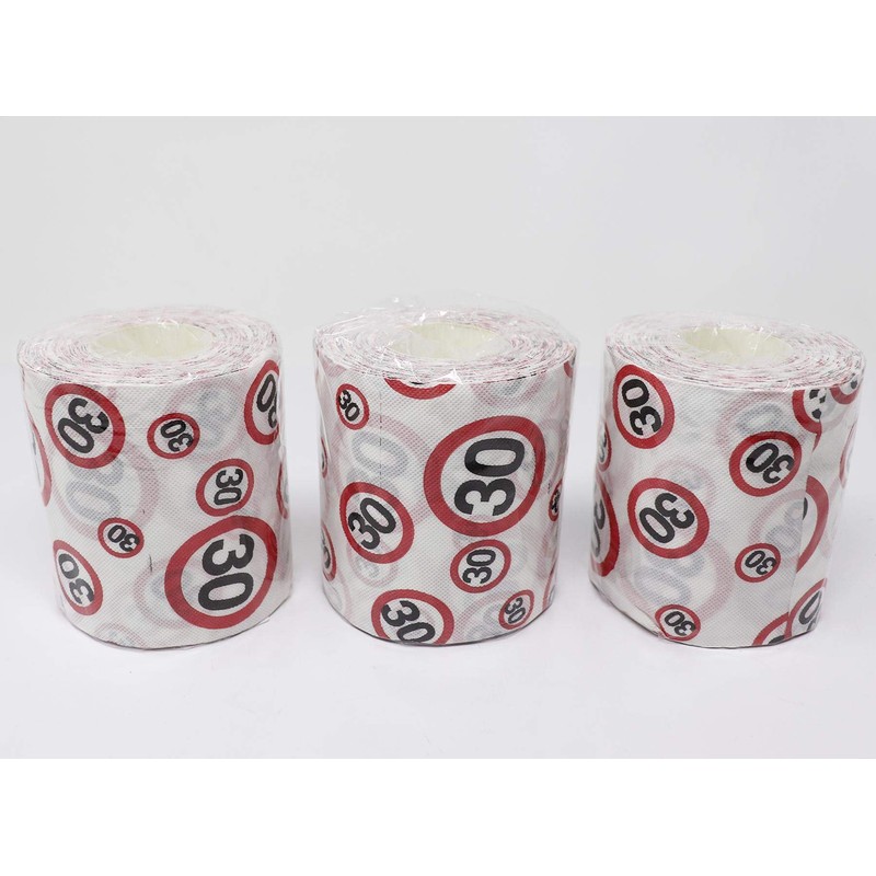 Close Up Toilettenpapier 30, 3-er Set Geburtstagstoilettenpapier