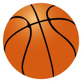 Muka 250 PCS 2" Basketball Stickers, Standard Permanent Self-Adhesive Stickers, Sports Party Supplies