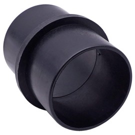 Riloer 60mm/ 2.36" Black Plastic Straight Connector - Ventilation Pipe Connector, 16cm x 17cm x 8cm