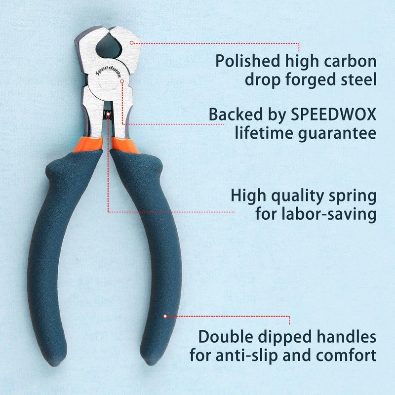 SPEEDWOX Mini End Nipper, Cutting Tool, Shape Grip That Fits
