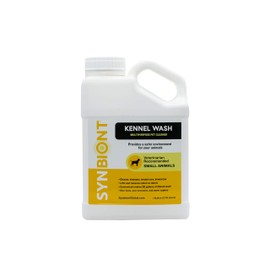 Synbiont Kennel Wash 1 Gallon Concentrate - Cleaner & Deodorizer for Birds, Cats, Dogs, Rabbits, Chickens - Dog Kennel Deodorizer Alternative - Pet Shampoo