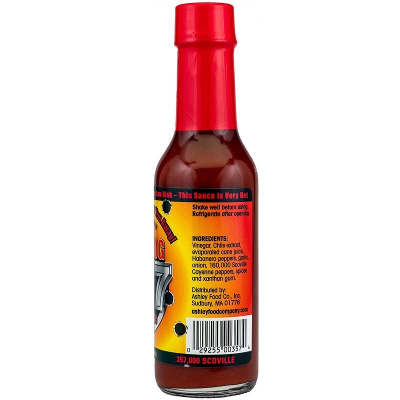 Mad Dog 357 Hot Sauce, Made with 3 Million Scoville