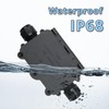 MAKERELE Small External Junction Box IP68,2 Way Clamshell-Type Underground Electrical