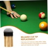 WOONEKY Billiard Accessories 10pcs Tips Professional Replacement No Glue Needed