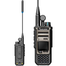 Quansheng TK11(8) Dual Band Handheld Radio, Wideband Receiving Walkie Talkie - 10W High Power, NOAA Weather Alerts, Type-C Charging, with 3000mAh Battery and 2 Type Antenna