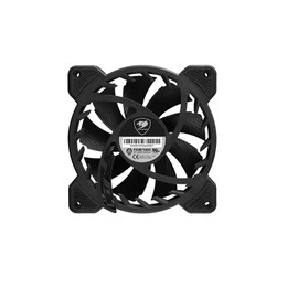Cougar Hydraulic Vortex RGB FPB 120 mm PMW FCB Cooling Kit with addressable RGB Lighting, Core Box v2, Remote Controller and Three Vortex RGB FCB 120 Cooling Fans (3 Pack)