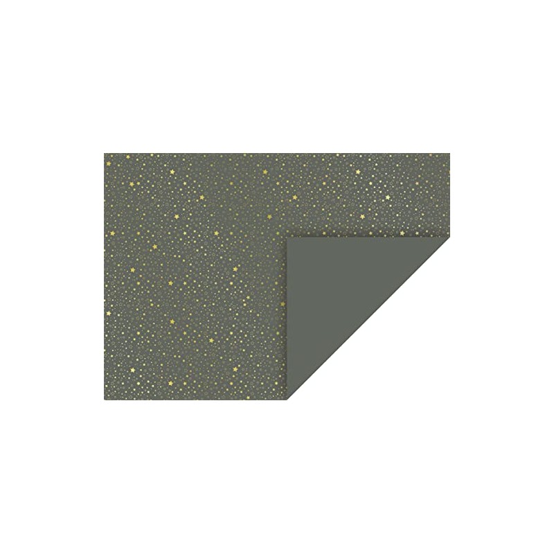Golden Stars Design Cardboard 50 x 70 cm Anthracite