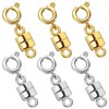 OHINGLT Strong Magnetic Necklace Clasps and Closures,Gold and Silver Plated
