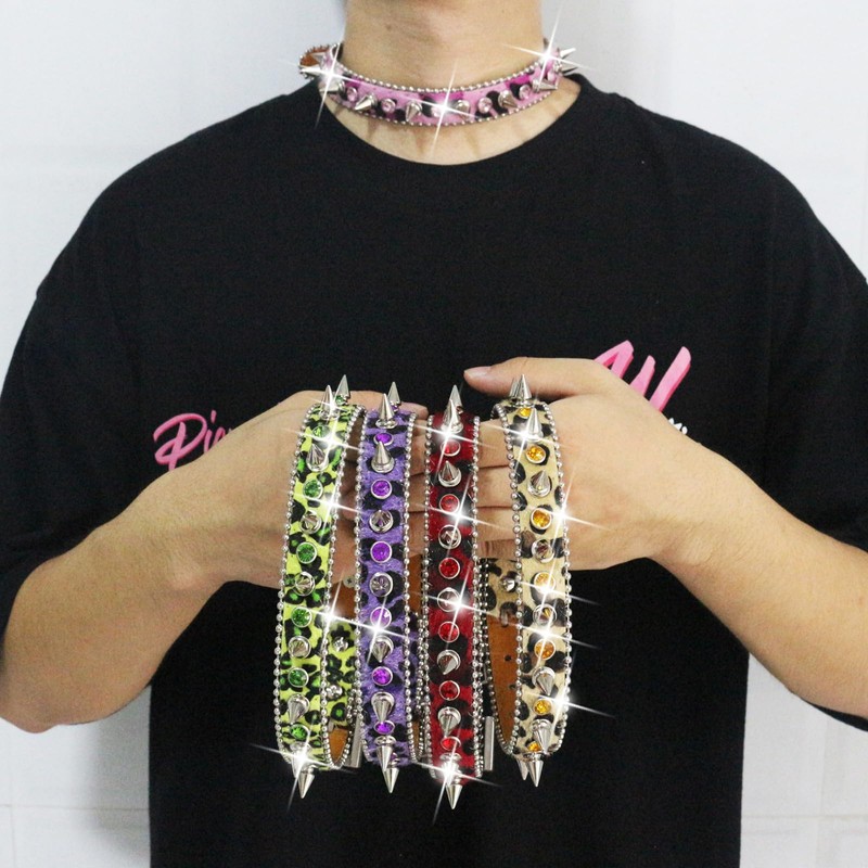 EVERBLTING spiked choker Rhinestone spiked choker