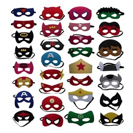 Mascaras Antifaz Ojos Superheroes Recuerdos Fiesta Infantil Multicolor