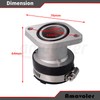 Amavoler Intake Manifold Carburetor Boot Aftermarket Replacement Parts Fits For