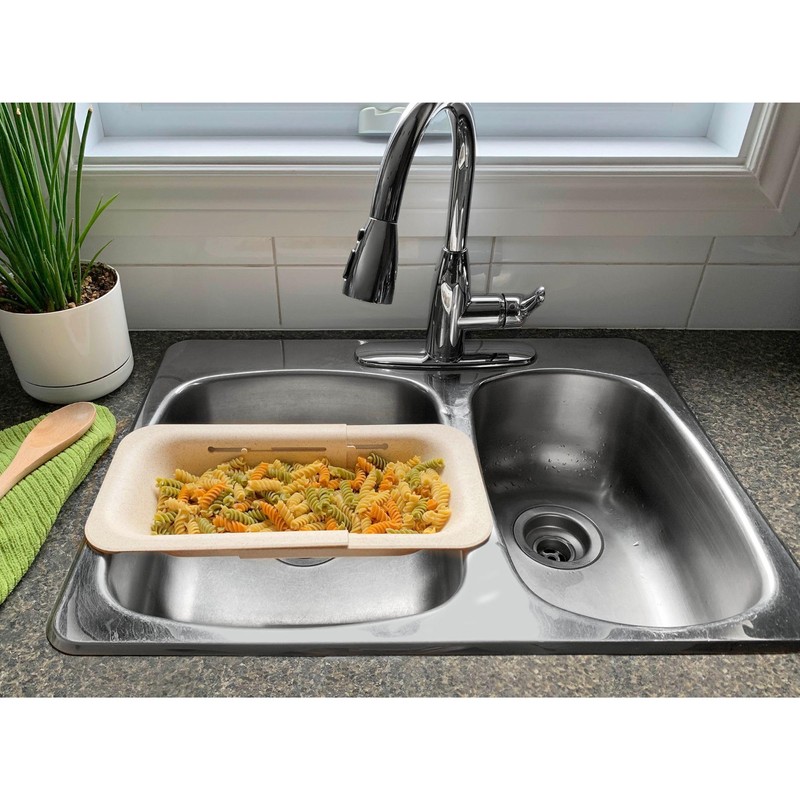 Starfrit Gourmet ECO - Over-The-Sink Colander - Expands up to