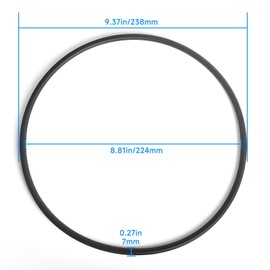 (2 PCS) 87300400 Body O-Ring Compatible with Pentair Clean & Clear CC50/CC75/CC100/CC125/CC150/CC175, Predator, Warrior, EasyClean,Posi-Clear RP PCRP100/150 Pool Filter Replacement Parts O-Ring