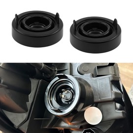 HQRNYP 2 PCS Car Headlight Dust Caps, Headlight Cover, 80mm Rubber Car Light Protective Cover for Dust Water Resistant, Auto Accessories H4 LED Lights Protective Caps for Most Cars Trucks SUVs