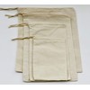 Cotton Muslin Bags, 100% Organic Cotton with Single Drawstring. Premium