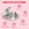 Momlacto The Original Silver Nursing Cups, Nipple Shields for Nursing