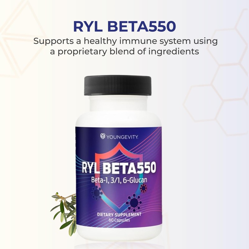 Youngevity RYL Beta550 Beta 1, 3-D Glucan Immune Support -
