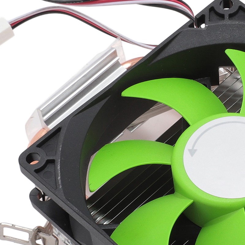 CPU Cooler Dual Heat Pipe 48CFM DC12V Quiet Operation Hydraulic