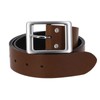 Vanzetti Wide Smooth Leather Belt, Baileys
