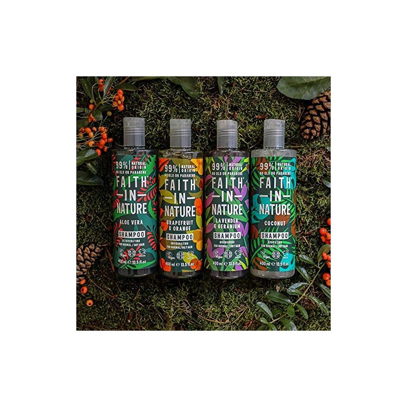 Faith In Nature Aloe Vera Shampoo 400ml & Conditioner 400ml