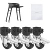 4 Pack Caster Wheels for Blackstone 5013 Griddle Stand, 360