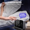 Dekala LED Digital Alarm Clock with Double Alarms, Temperature &