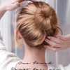 QOCUILC 2 Pack Straight Bun Tools with a Twist Hair