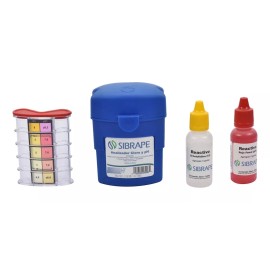 Sibrape Kit Analizador Ph Cloro Para Agua De Albercas Piscinas Mante