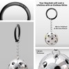 WES Pickleball Keychain,100% Stainless Steel Pickleball Keychains for Women and