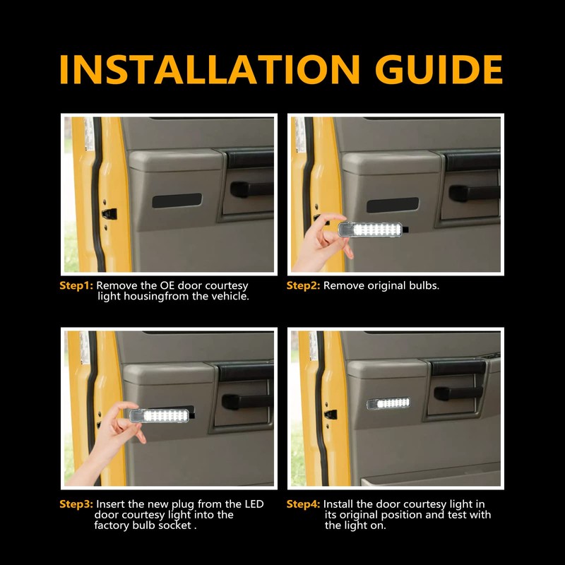 NEIFILES 4PCS LED Interior Door Panel Lights Compatible with 1995-1999