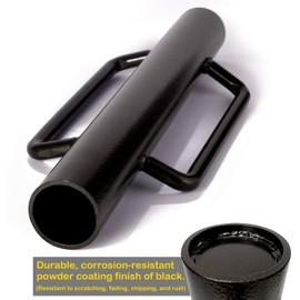 Urban Deco Fence Post Driver with Handle Steel Head Fence Post Driver 24 Inch Post Driver/Rammer Brown Hand Post Pounder