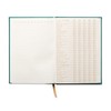 DesignWorks Ink Suede Journal Notebook with 160 Lined Pages, Ribbon