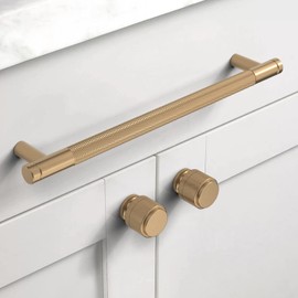 Asidrama 4483 10 Pack 12.6 Inch(320mm) Champagne Bronze Kitchen Cabinet Handles, Cabinet Pulls Kitchen Cabinet Hardware for Cupboard Drawer Pulls