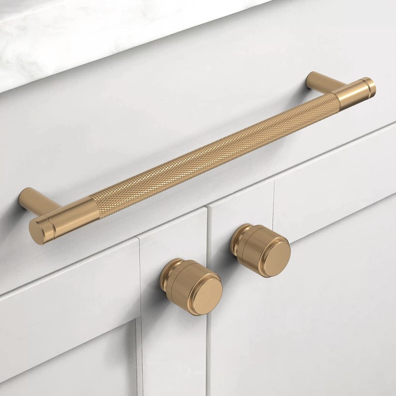 Asidrama 4483 10 Pack 12.6 Inch(320mm) Champagne Bronze Kitchen Cabinet