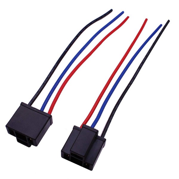 HUIQIAODS H4 Female Socket Wiring Harness Connector Adapter 9003 HB2