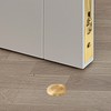 bjsdkff Floor Hole Dust-Proof Cover, Door Latch Dust Protector, Spring