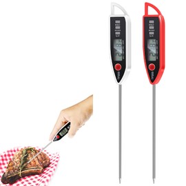 Coollooda Cooking Thermometer, Kitchen Thermometer, Digital Cooking Thermometer, Coffee, Meat Thermometer, Waterproof, -50℃ to 300℃, Fast Reading, 3-6 Seconds, High Accuracy, Baking Cooking