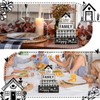 4 Pcs Farmhouse Family Wooden Tiered Tray Decor Set, Rustic