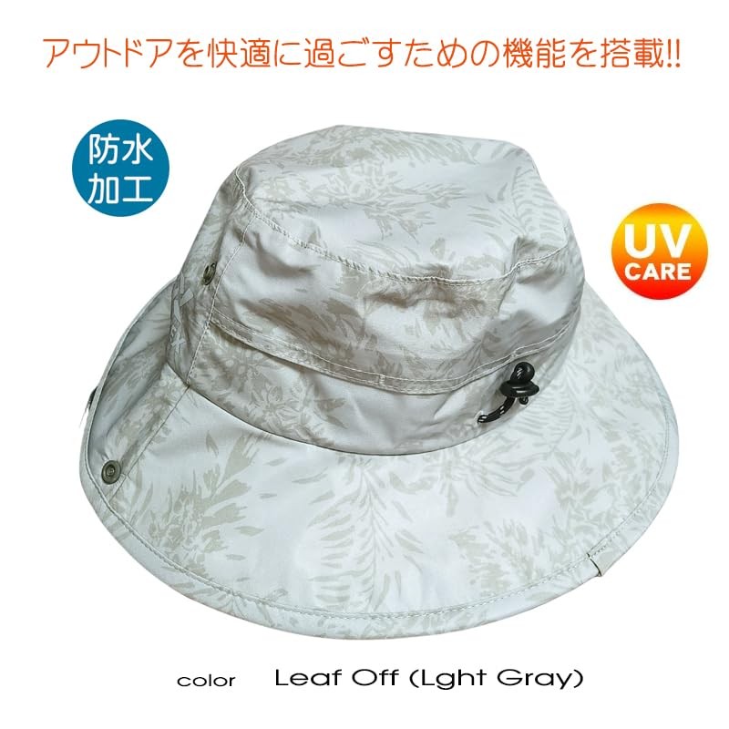 [EVERSOUL] サファリハット 防水 ハット サーフハット トレッキング 帽子 UVカット 日焼け防止 アウトドア