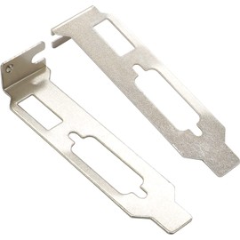 2pcs Audio Fan PCI Bracket Low Profile Bracket for HDMI / DVI AMD (ATI) NVIDIA Video Graphics Card Grabo