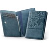 VULKIT Porta Pasaporte De Viaje Con Cierre Magnético RFID Blocking
