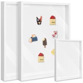 Vicenpal 2 Pcs Large Magnet Display Board Frames, Magnetic Bulletion Board