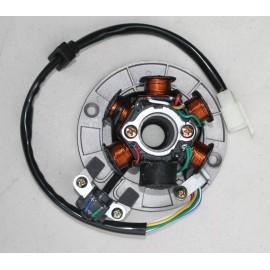 Fancy Scooters Magneto Stator 6-Coils  W/ Light For 110cc 125cc Apollo Dirt Bike Pit Bike
