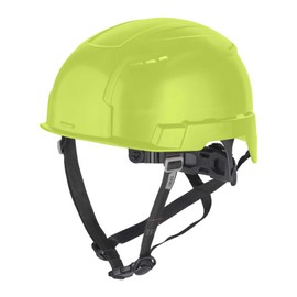 Milwaukee Bolt 200 Hi-Vis Industrial Climbing Helmet Warning Yellow Vented