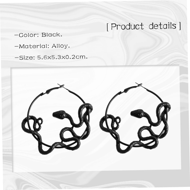 SAFIGLE Unique Dragon Earring 's Creative Snake Earring Sturdy Alloy