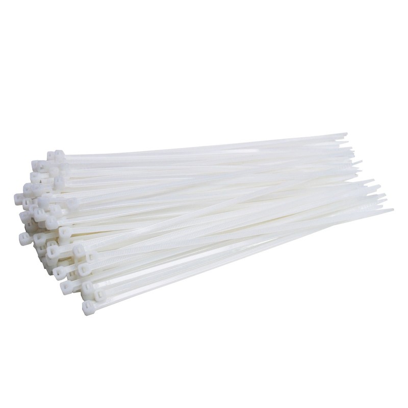 Cable Ties Assortment White 100 x 2.5 mm 200 x