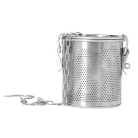 Stainless Steel Seasoning Bag, High Temperature Resistant Durable Fine Mesh Stainless Steel Seasoning Filter with Hanging Chain for Restaurant for Spices (12)