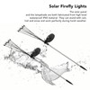 2 Sets Solar Powered Firefly Lights Outdoor Waterproof Solar Garden