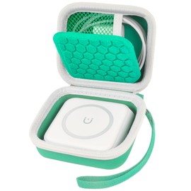 Carrying Case for Iseyyox/for Ucomx Nano 3 in 1 Foldable Magnetic Wireless Charger Dock, Also Holds for Apple MagSafe Duo/for LISEN/for RTOPS Travel Fast Charging Pad Station & Adapter (Mint)
