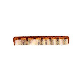 Pegasus Skulleto 202, 7in Hard Rubber Hair Detangling/Trimmer Course Tooth Comb, Seamless, Smooth Edges, Anti Static, Heat and Chemically Resistant, Everyday Grooming Comb | Peines de goma dura - Gold